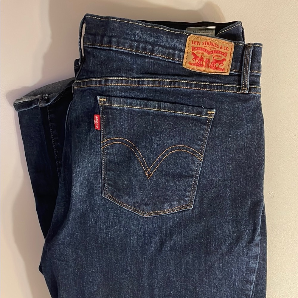 Levi's Dark Blue Denim Jeans